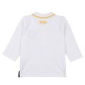 Toddler White Branded L/s Polo Shirt 45603 by BOSS from Hurleys