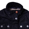 Girls Navy Carribena Waxed Jacket 65725 by Barbour from Hurleys