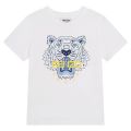 Kids White S/s T-Shirt 111069 by Kenzo from Hurleys