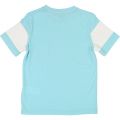 Boys Turquoise Go Faster Logo S/s T Shirt 38325 by BOSS from Hurleys