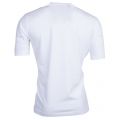 Mens White Logo Badge Regular S/s T Shirt 15604 by Love Moschino from Hurleys