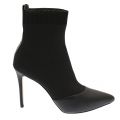 Womens Black Vicky Knit Heeled Booties 35575 by Michael Kors from Hurleys