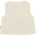 Baby White Faux Fur Gilet 28453 by Billieblush from Hurleys