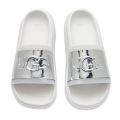 Womens White Hilama Logo Slides 59569 by UGG from Hurleys