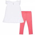 Girls Coral Ballet Shoes T Shirt & Leggings Set 40142 by Mayoral from Hurleys