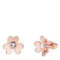 Womens Rose Gold/Crystal Hansila Heart Blossom Studs 40625 by Ted Baker from Hurleys
