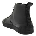 Mens Black Zero_Hitop Trainers 78038 by HUGO from Hurleys