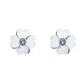 Womens Silver/Crystal Hamzi Heart Flower Earrings 54141 by Ted Baker from Hurleys