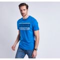Mens Fresh Blue Block S/s T Shirt 10697 by Barbour International from Hurleys