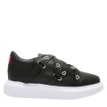 Womens Black Heart Rivet Trainers 77794 by Love Moschino from Hurleys