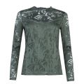 Womens Garden Topiary Vistasia Lace Blouse 33744 by Vila from Hurleys