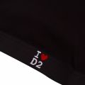 Womens Black I Heart D2 Crop S/s T Shirt 76802 by Dsquared2 from Hurleys