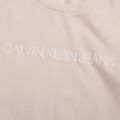 Womens Soft Cream Institutional Logo Slim Fit S/s T Shirt 78085 by Calvin Klein from Hurleys