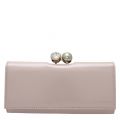 Womens Dusky Pink Elador Crinkle Patent Bobble Matinee Purse 60077 by Ted Baker from Hurleys