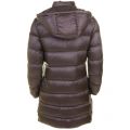 Womens Taupe Duck Down Puffer Jacket