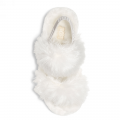 Womens White Fluff Sugar Sandal Slippers 85159 by UGG from Hurleys