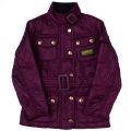 Girls Merlot International Quilted Jacket 65711 by Barbour from Hurleys