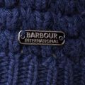 Womens Biker Blue Enduro Knitted Jumper 64518 by Barbour International from Hurleys