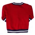 Baby Red Reversible Knitted Cardigan
