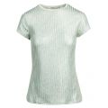 Womens Mint Catrino Metallic Fitted S/s T Shirt 59645 by Ted Baker from Hurleys