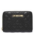 Womens Black Diamond Quilted Small Purse 53231 by Love Moschino from Hurleys