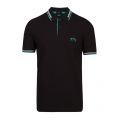 Athleisure Mens Charcoal Paul Curved Slim Fit S/s Polo Shirt 88903 by BOSS from Hurleys