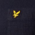 Mens Dark Indigo L/s Oxford Shirt 56584 by Lyle and Scott from Hurleys