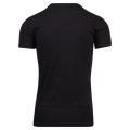 Mens Black Shiny Logo Slim Fit S/s T Shirt 107301 by Emporio Armani Bodywear from Hurleys