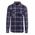 Mens Carbon Check L/s Shirt 77387 by Replay from Hurleys