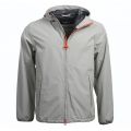 Mens Light Grey Oulton WPB Jacket 26429 by Barbour International from Hurleys