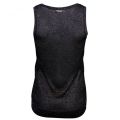 Womens Black & Silver Metallic Vest Top 15723 by Michael Kors from Hurleys