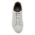 Mens White Udamo Leather Trainers 83813 by Ted Baker from Hurleys