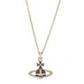 Womens Gold/Ruthenium Mayfair Bas Relief Pendant Necklace 82476 by Vivienne Westwood from Hurleys