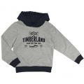 Boys Grey Branded Hooded Sweat Top 39592 by Timberland from Hurleys