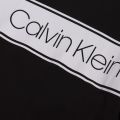 Mens Black Cotton Front Stripe S/s T Shirt 52165 by Calvin Klein from Hurleys