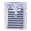 Baby Grey & Navy Striped Polo Shirt Romper Suit 62519 by Armani Junior from Hurleys