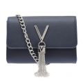 Womens Dark Blue Saffiano Divina SA Tassel Small Crossbody Bag 37893 by Valentino from Hurleys