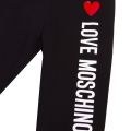 Womens Black Logo Leg Sweat Pants 53128 by Love Moschino from Hurleys
