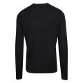 Mens Navy Saysay Patch Pocket Crew Knitted Jumper 50956 by Ted Baker from Hurleys