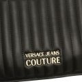 Womens Black Branded Quilted Clutch 51136 by Versace Jeans Couture from Hurleys