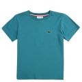 Boys Green Classic Branded S/s T Shirt 59365 by Lacoste from Hurleys