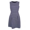 Womens Navy Textured Sleeveless Dress 69816 by Armani Jeans from Hurleys