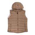 Girls Cappuccino Hope Lightweight Hooded Gilet 89976 by Parajumpers from Hurleys