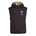 Mens Black Baroque Reversible Gilet 43693 by Versace Jeans Couture from Hurleys