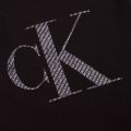 Womens Black Satin Bonded Logo S/s T Shirt 84053 by Calvin Klein from Hurleys