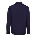 Mens Dark Navy Plantin Panelled L/s Shirt 91036 by Ted Baker from Hurleys