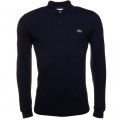 Mens Navy Classic L/s Polo Shirt 60497 by Lacoste from Hurleys