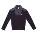 Boys Navy Branded Zip Through Knitted Jumper 31056 by Lacoste from Hurleys