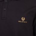 Mens Black Branded S/s Polo Shirt 53622 by Belstaff from Hurleys