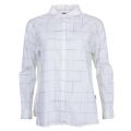Heritage Womens White Abstract Check L/s Shirt 71675 by Barbour from Hurleys